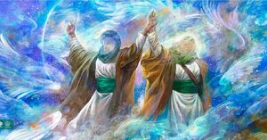 عکس/ اثر جدید حسن روح‌الامین از واقعه غدیرخم