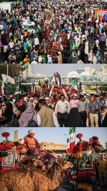 جشن میلیونی مردم در عید غدیر ۱۴۰۵/ بیعت دوبارهی مردم با ولایت+ عکس و فیلم