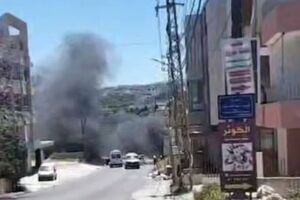 حمله پهپادی اسرائیل به یک خودرو در منطقه صور