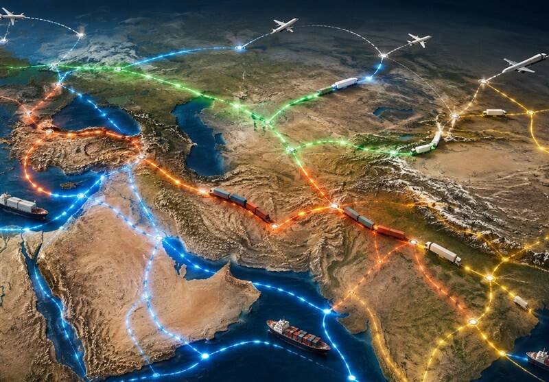اتصال،ترانزيتي،مسيرهاي،ايران،مسير،ترانزيت،آسياي،پاكستان،كشور ...