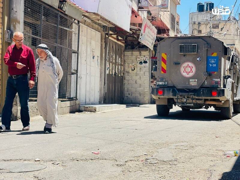 عکس/ استقرار نظامیان صهیونیست در شرق نابلس