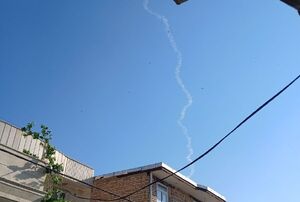 فیلم/ شلیک موشک از کشورمان به سوی سرزمینهای اشغالی