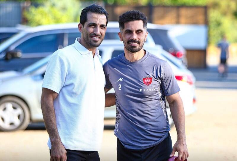 حضور وحید امیری در جمع پرسپولیسی‌ها +عکس