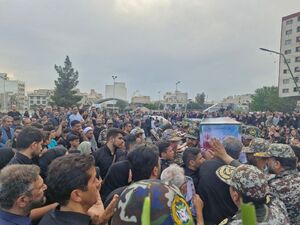 آیین تشییع دو شهید والامقام پدافند هوایی ارتش برگزار ‌شد