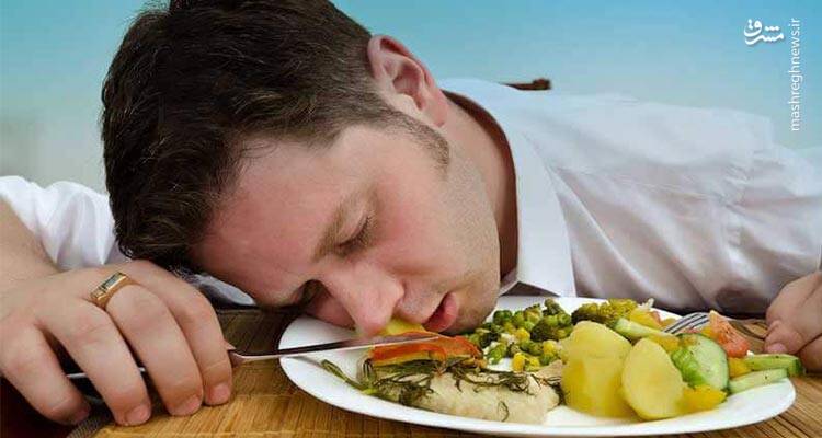اینفورافیک/ چرا بعد غذا خوردن سریع خوابت میگیره؟
