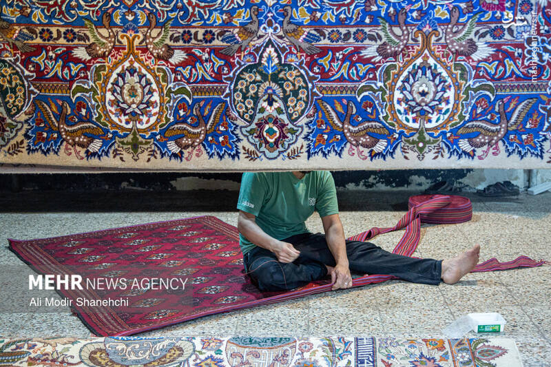 عکس/ بازار فرش مشهد