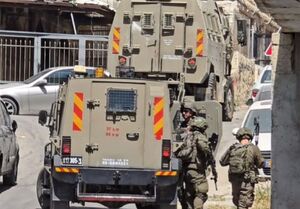 یورش نظامیان متجاوز صهیونیستی به محل اسکان آوارگان در جنین