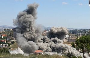 فیلم/ حملات سنگین امروز اسرائیل به جنوب لبنان