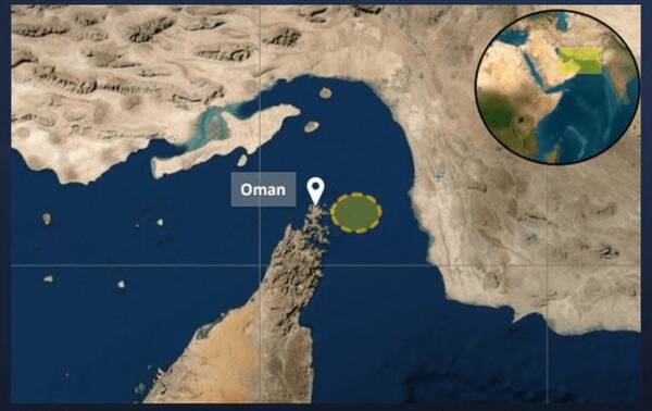 اصابت،نفتكش،عمان،هدف