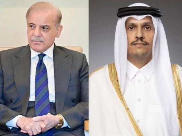 صلح،وزير،پاكستان،قدرداني،قطر،شهباز،شريف