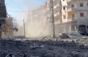 فیلم/ حمله پهپادی اسرائیل به شهرک میفدون در جنوب لبنان