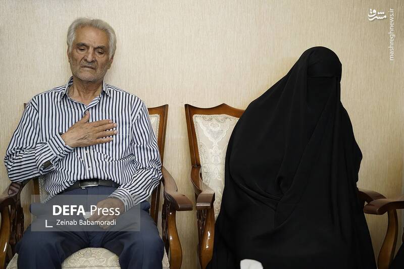 عکس/ حضور حدادعادل منزل سردار شهید محمد شیرازی