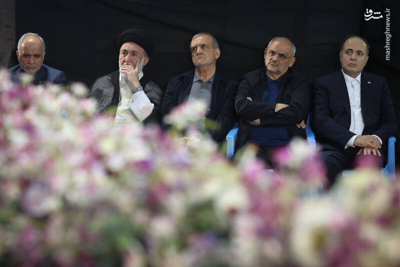 عکس/ حضور پزشکیان در آئین گرامی داشت شهدای وزارت اطلاعات