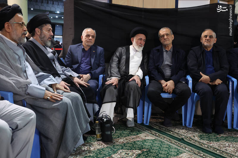 عکس/ حضور پزشکیان در آئین گرامی داشت شهدای وزارت اطلاعات