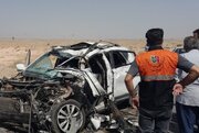 تصادف مرگبار در محور تنگ چنار یزد