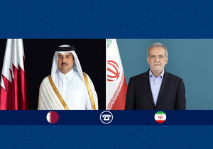 قدردانی رئیس‌جمهور از نقش قطر در کاهش تنش‌ها و پیشبرد روند دیپلماسی