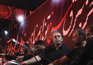 عزاداری شب ششم محرم در هیئت شاه حسین گویان
