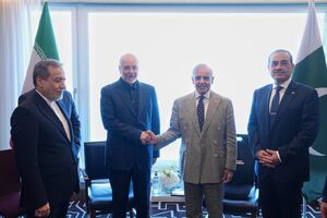 دیدار نخست‌وزیر پاکستان با قالیباف