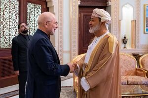 دیدار قالیباف و عراقچی با سلطان عمان