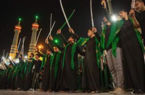 مراسم عزاداری مشق شمشیر