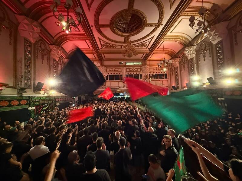 پرچم،راهپيمايي،برگزار،عاشورا،اسلامي،سيدالشهدا،عزاداران،حسيني ...