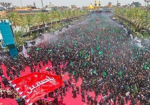 برگزاری مراسم عزاداری سنتی "رکضة طویریج" در کربلای معلی +فیلم