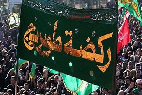 آیین عزاداری پرشور دسته‌ طویریج در روز عاشورا