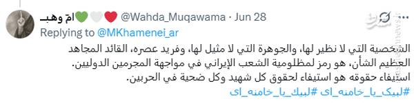 دلتنگی کاربران خارجی برای رهبر شهید انقلاب