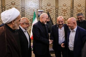 دیدار عضو ارشد جنبش امل لبنان با دکتر قالیباف