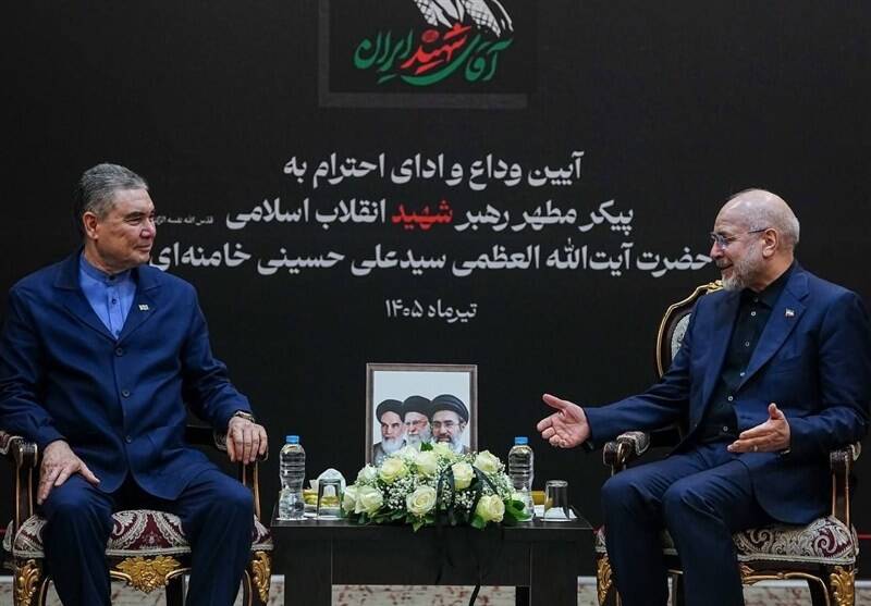 ايران،اسلامي،تركمنستان،رهبر،ديدار،جمهوري،كشور،قاليباف،شهيد،ت ...
