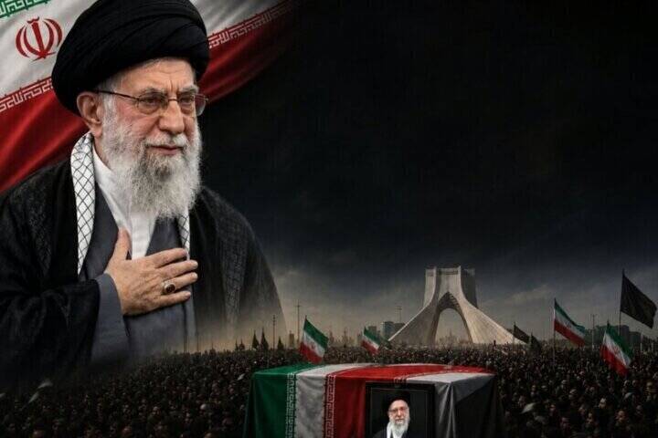مراسم،خارجي،حضور،رهبر،اسلامي،انقلاب،ايران،تشييع،شهيد،گسترده، ...