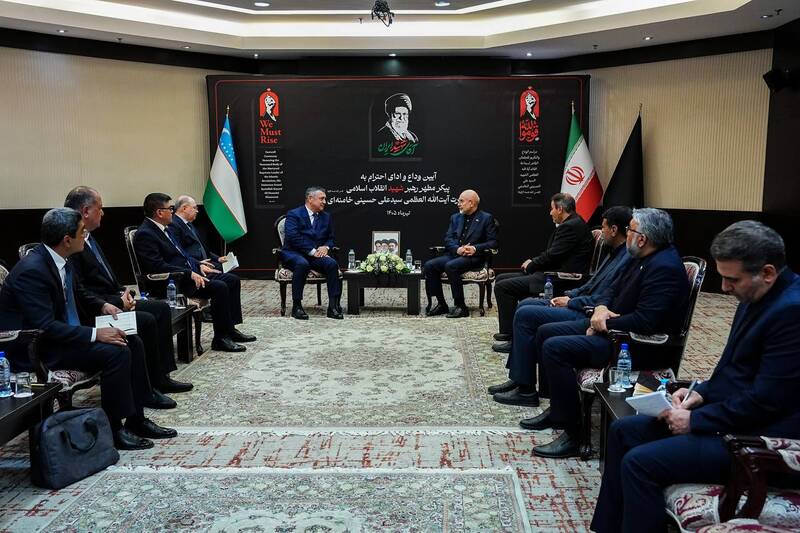 دیدار قالیباف با رئیس مجلس ازبکستان 