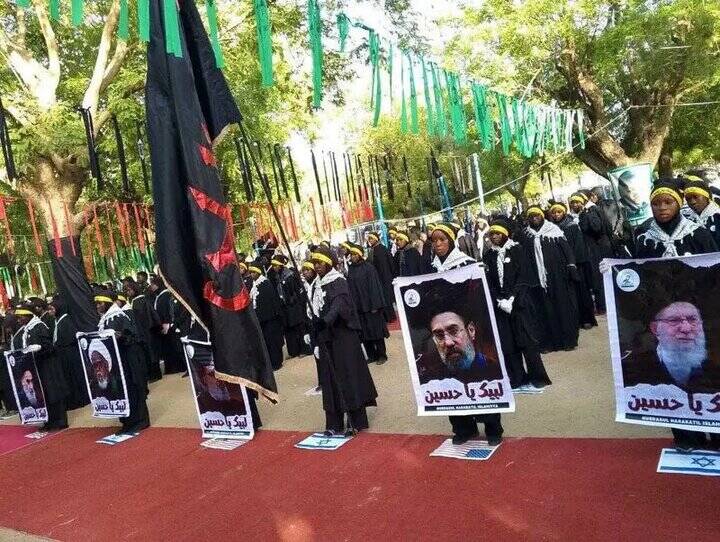تشییع نمادین پیکر رهبر شهید انقلاب اسلامی در نیجریه+ تصاویر&nbsp;