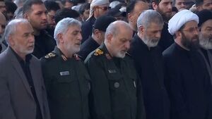 عکس/ حضور سردار قاآنی در مصلی تهران