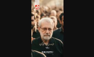 تصویرسازی از حضور شهید لاریجانی در آخرین دیدار | ویدئو