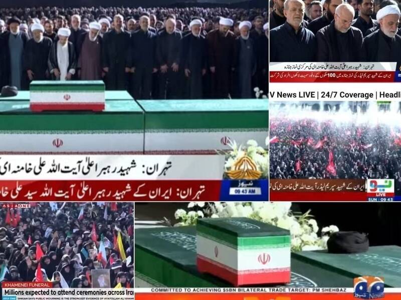 تشییع رهبر شهید , تشییع امام شهید , تشییع آیت‌الله‌العظمی سید علی خامنه‌ای , بدرقه آقای شهید ایران , شهید , 