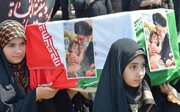 تجمع حماسی مردم شهرهای مختلف در آیین نمادین وداع با «رهبر شهید»/ جاماندگانی که «باید برخاست» را فریاد زدند +عکس و فیلم