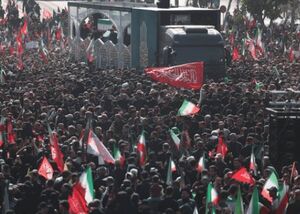 عصبانیت نوچه‌های رضا پهلوی از مراسم تاریخی وداع با امام شهید