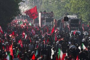 حضور شخصیت‌ها در تشییع پیکر امام خامنه‌ای شهید