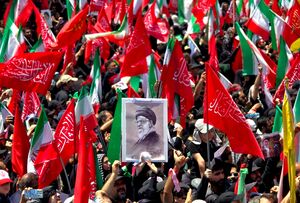 وداع سرخ تهران با رهبر شهید انقلاب