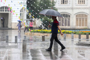 رگبار باران در شمال غرب و جنوب شرق کشور 