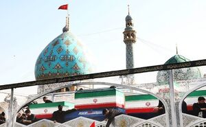 تصاویر غوغای مردم در تشییع امام شهید امت در قم