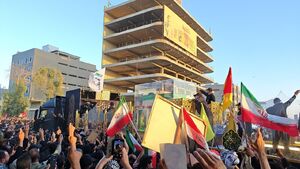 تصاویر تشییع باشکوه پیکر رهبر شهید انقلاب در نجف اشرف