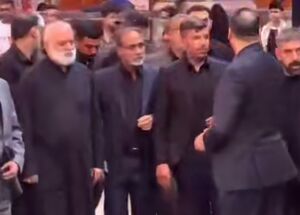 ورود فرزند ارشد رهبر شهید ایران به حرم سیدالشهدا