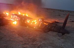 تصاویر پهپاد سرنگون‌شده آمریکا در بوشهر