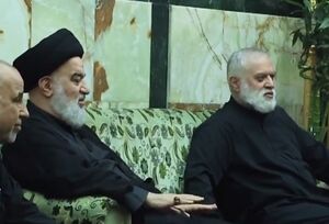 فیلم/ همدردی تولیت آستان حضرت ابوالفضل (ع) با فرزند رهبر شهید