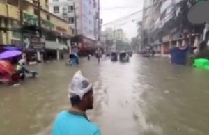 سیل در بنگلادش با ۴۴ کشته و یک میلیون آواره