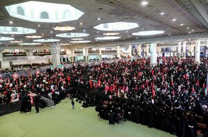 مراسم بزرگداشت قائد شهید امت در مصلی تهران به روایت تصویر