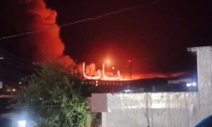 انفجارهای شدید در سلیمانیه +فیلم