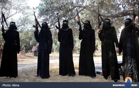 اولین گروه مسلح زنان داعش + عکس